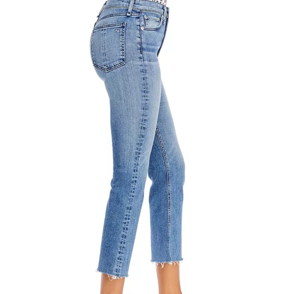 NWT rag & bone Nina Cropped Flare-Leg Jeans in Freya - Picture 6 of 7